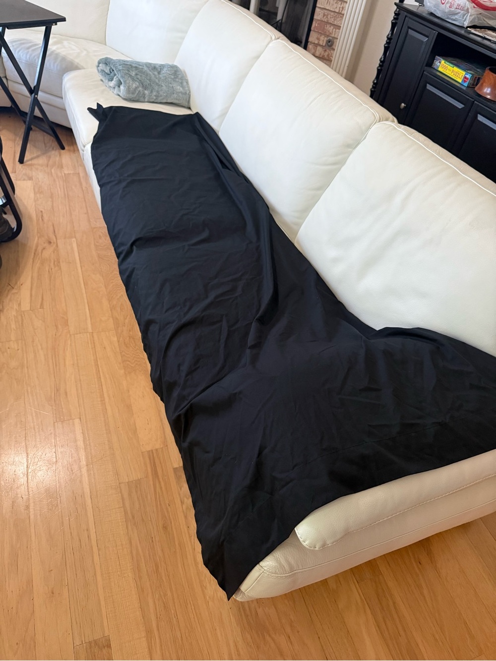 Room Essentials Black curtain panels (x2)